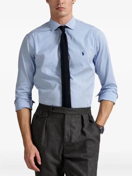 Șapcă Polo Ralph Lauren de mătase cu broderie cu dungi negru