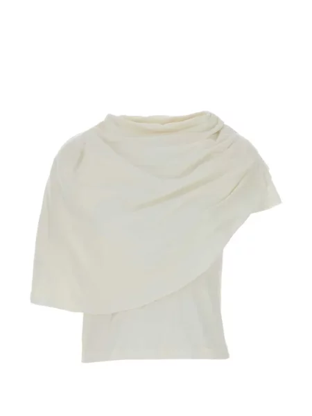 Tricou Magda Butrym asimetric drapate