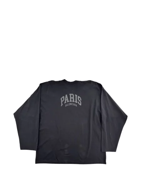 Lung tricou Balenciaga negru