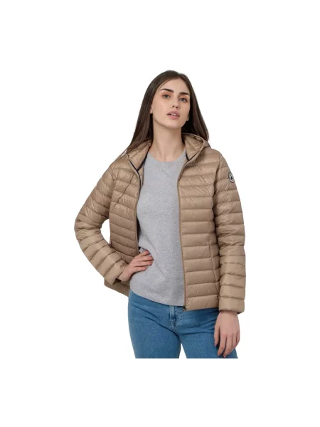 Jott Down Jacket Light CLOE Hoodie Kobiety Kurtki Jott Jasnobrązowy Size: S brązowa