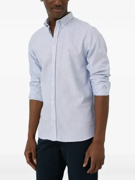 Pruhované pruhované košile Les Deux modré