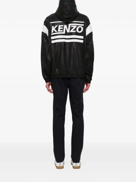 Geacă Kenzo cu glugă negru