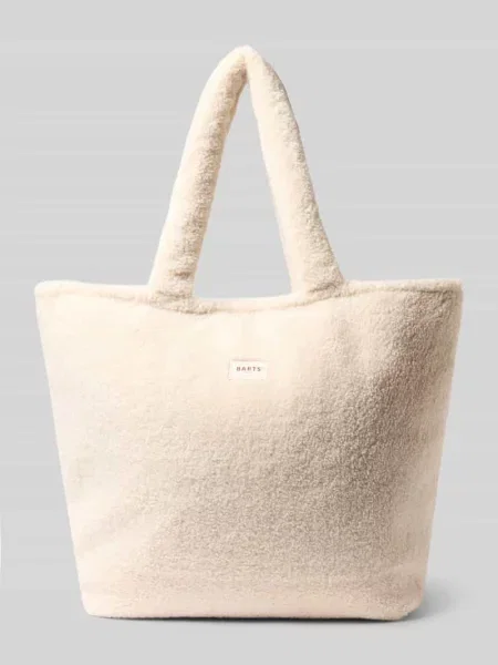 Torba shopper z przegródką wewnętrzną z polaru model Bugbane' Barts
