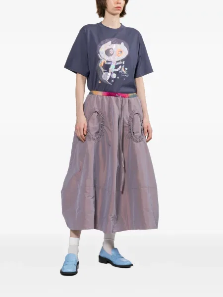 Tricou Tsumori Chisato cu imagine albastru