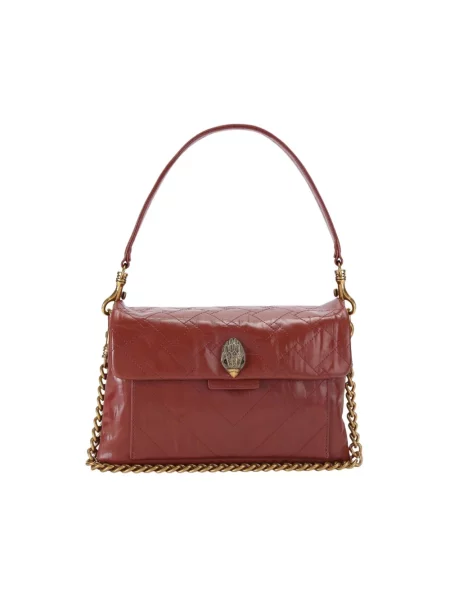 Kurt Geiger London torebka crossbody skórzana CELIA brązowa
