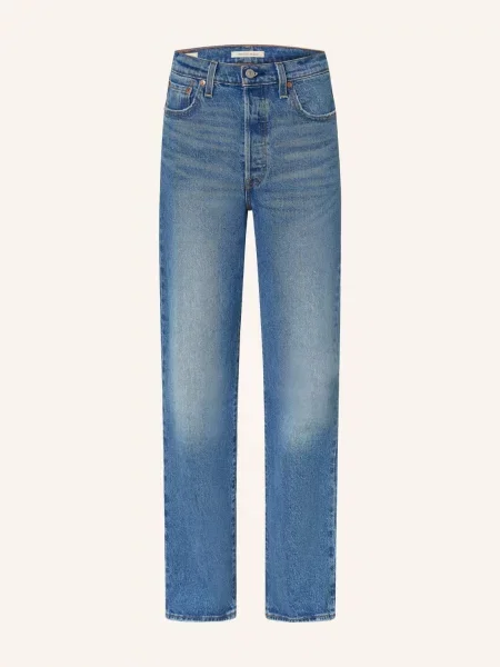 Levi's® Jeansy Straight Ribcage blau