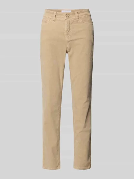 Spodnie sztruksowe o skróconym kroju model ‘PIPER CROPPED’ Cambio