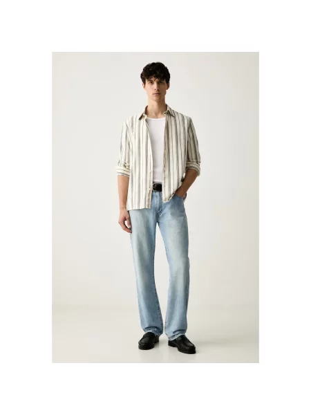 Jeansy straight leg Levi's niebieskie