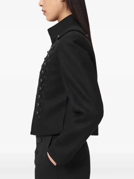 Decupat geacă Allsaints negru