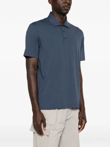 Polo Herno scurt albastru