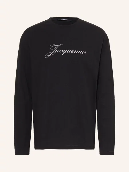Jacquemus Tričko S Dlouhým Rukávem Le černá
