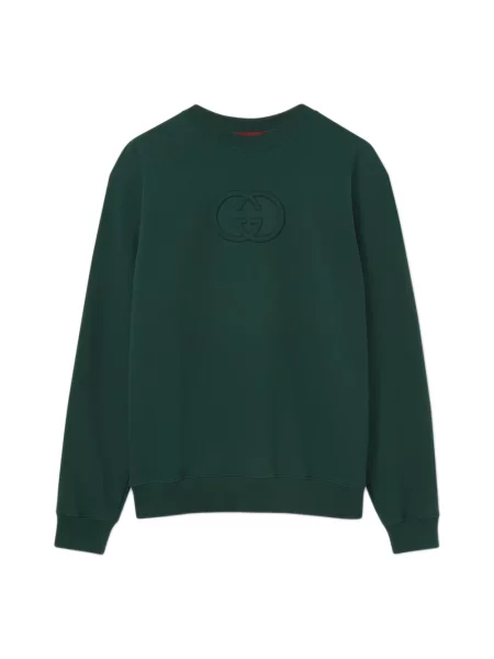 Bluza Gucci z dżerseju zielona