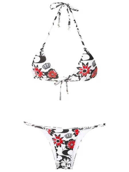 Bikini Amir Slama cu model floral cu imagine