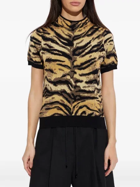 Koszulka Kenzo z nadrukiem w tygrysie prążki