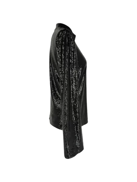 Lung top Galvan London negru