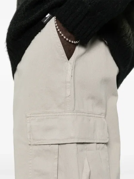 Pantaloni cargo Carhartt Wip plisate gri