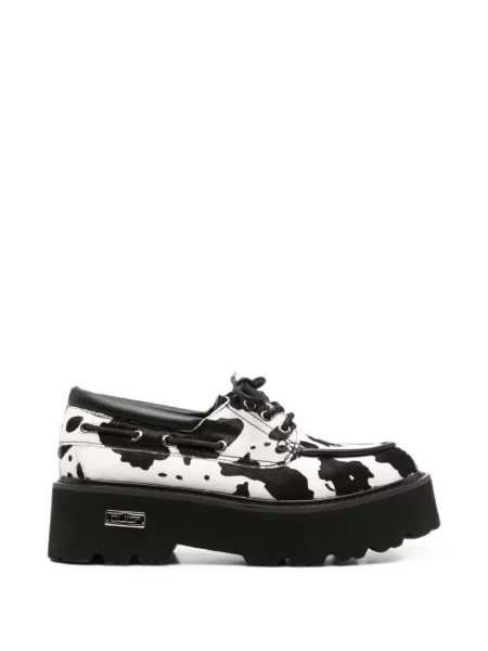 Pantofi loafer Cult cu platformă cu imagine alb
