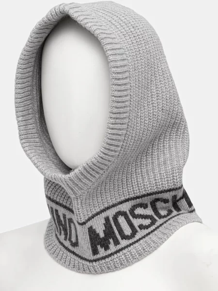 Moschino kominiarka wełniana szary