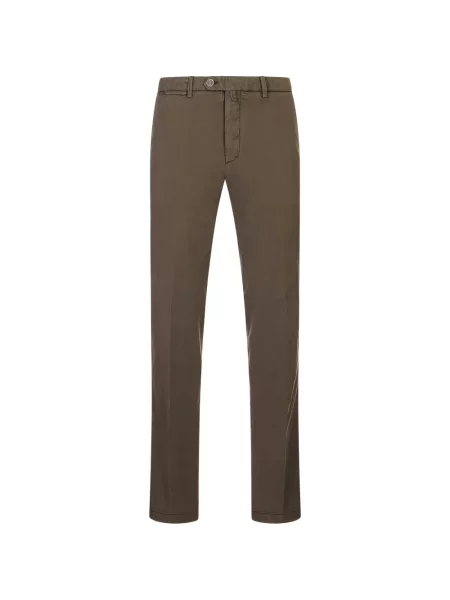 Pantaloni Kiton cu autograf maro