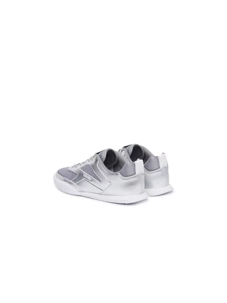 Laisvalaikio batai Calvin Klein Low Pro Run Lace Stripe Met Lth Sidabrinė