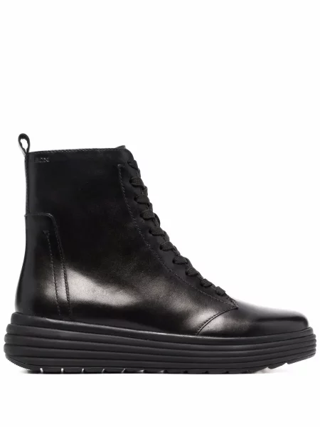 Botine Geox cu șireturi din dantelă chunky