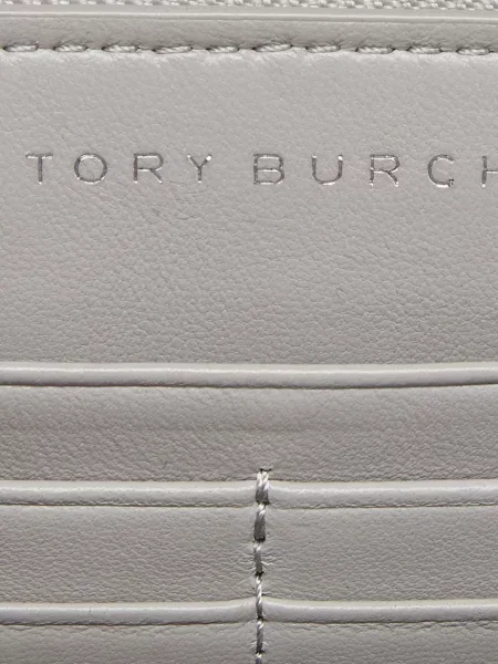 Matlasat portofel Tory Burch gri