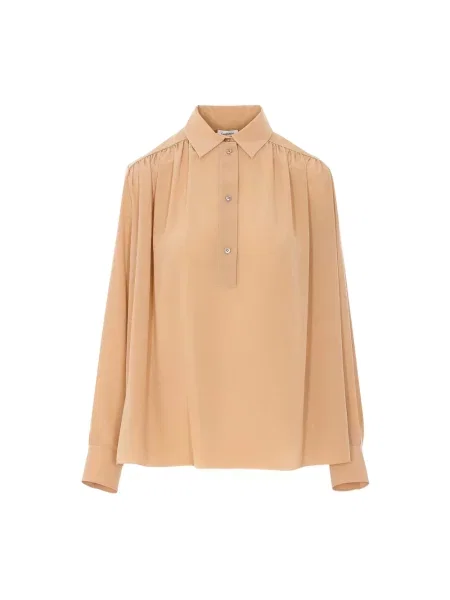 Bluzka Saint Laurent beżowa