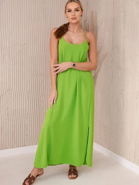 Rochie maxi Kesi de costum verde
