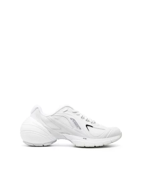 Sneakersy Givenchy skórzane z siateczki białe