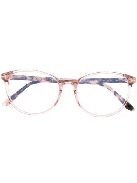 Ochelari de soare rotunzi Tom Ford Eyewear roz