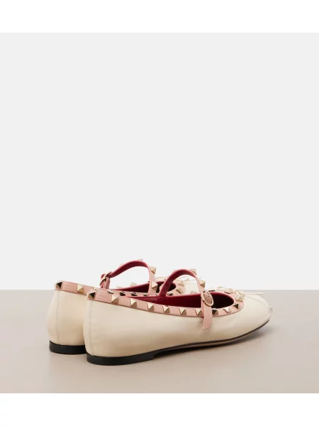 Pantofi cu toc Valentino Garavani din piele roz