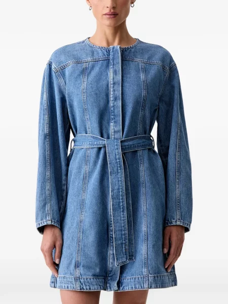 Cu centură rochie din denim Marc O'polo albastru