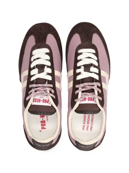 Sneakerși Pro-keds din piele de căprioară violet
