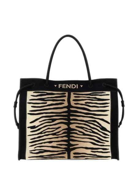 Geantă shopper Fendi negru