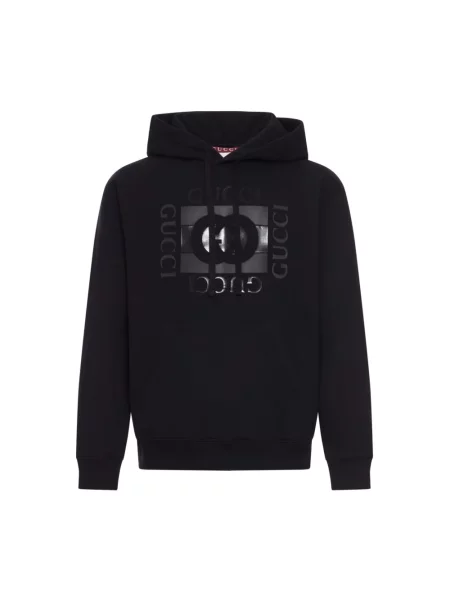 Bluza z kapturem Gucci z kapturem czarna