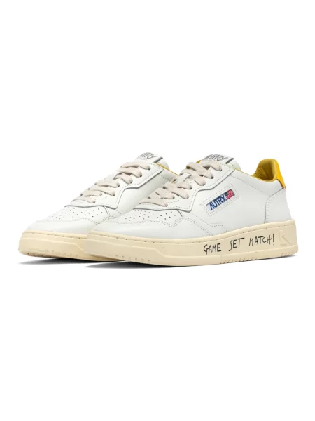 Sneakersy Autry skórzane białe