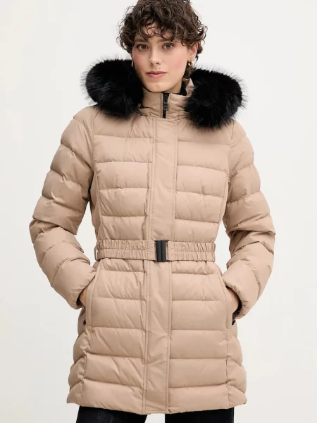 Tommy Hilfiger sweter wełniany lekki z golfem szary