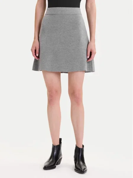 VERO MODA Sukňa VMSABA melírovaná sivá
