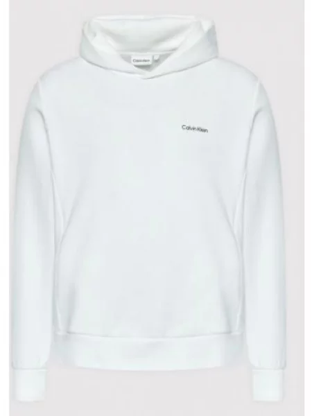 Calvin Klein Mikina Micro Logo bílá