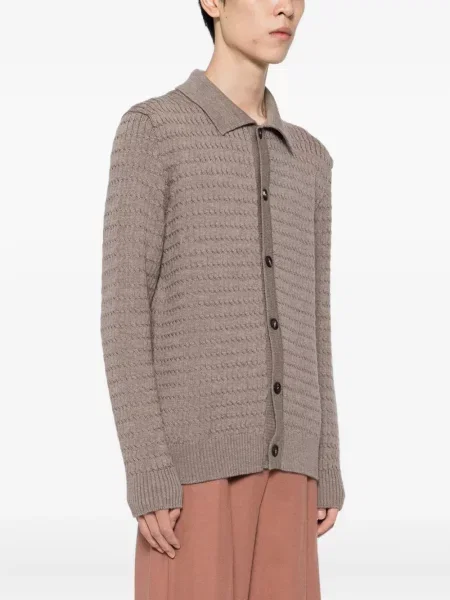 Cardigan Tagliatore de lână maro