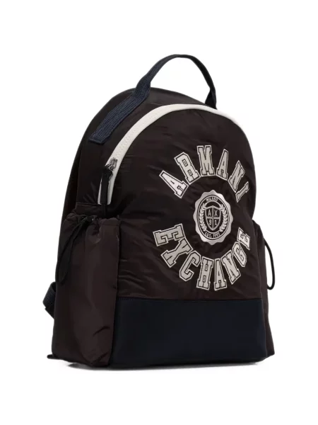 Rucsac Armani Exchange cu autograf maro