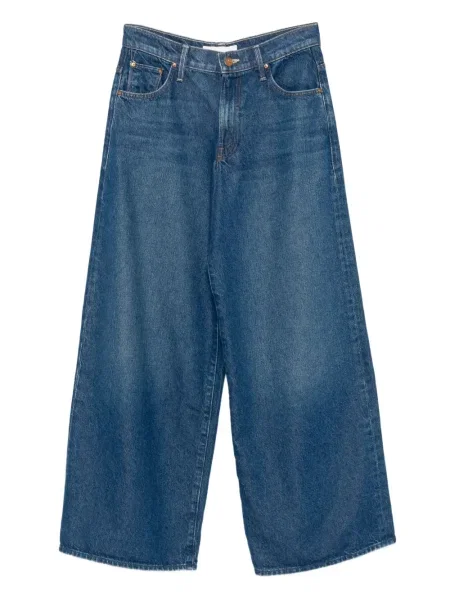 Szerokie jeansy Mother niebieskie
