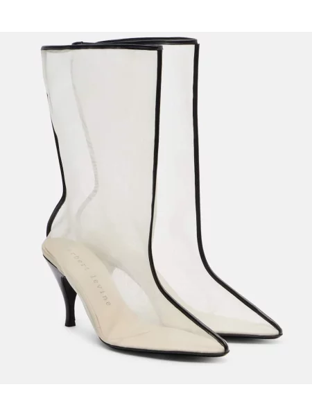 Botine Herbert Levine plasă alb