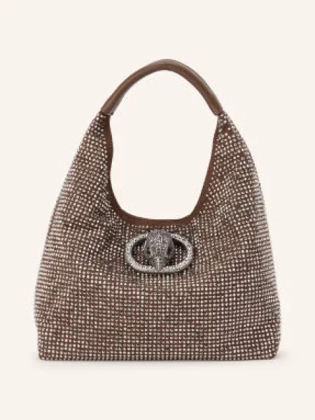 Kurt Geiger Kabelka S Ozdobnými Kamínky / stříbrná hnědá