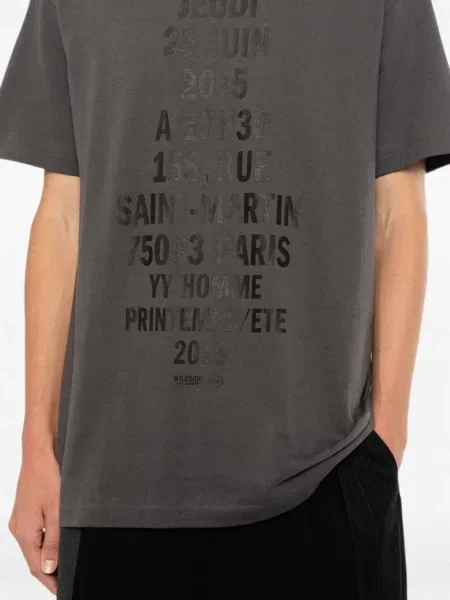Μπλούζα Yohji Yamamoto γκρι