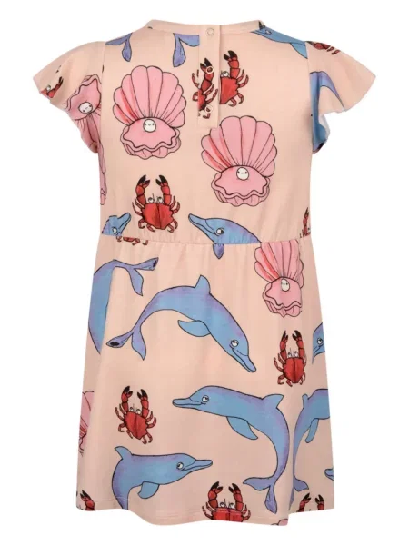 Мини рокля Mini Rodini розово