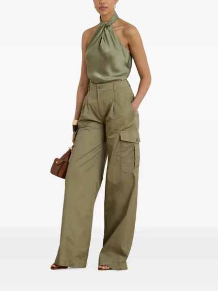 Pantaloni cargo Lauren Ralph Lauren verde