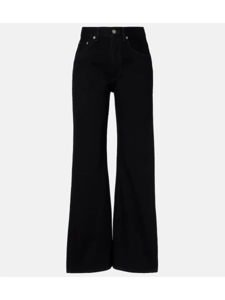 Blugi drepți Acne Studios negru