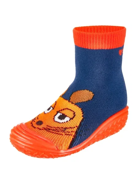 PLAYSHOES Cizme DIE MAUS Pirat albastru marin / portocaliu / portocaliu homar negru