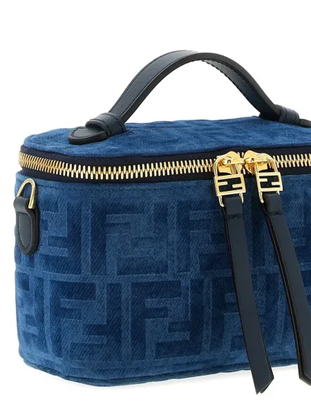 Mini geantă Fendi mini albastru